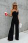 Black Velvet Jumpsuit